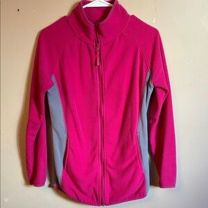 White Cross Pink and Gray Women's Jacket